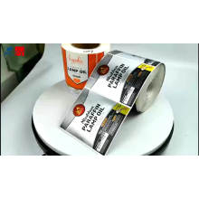 Roll packed permanent glue medicine pill bottle label